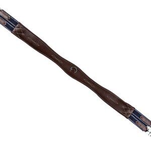 Suffolk Fancy Stitched Girth - Havana - 46"